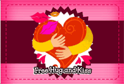 Free Hug And Kiss