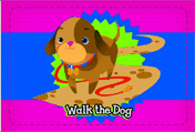 Walk The Dog printable gift card